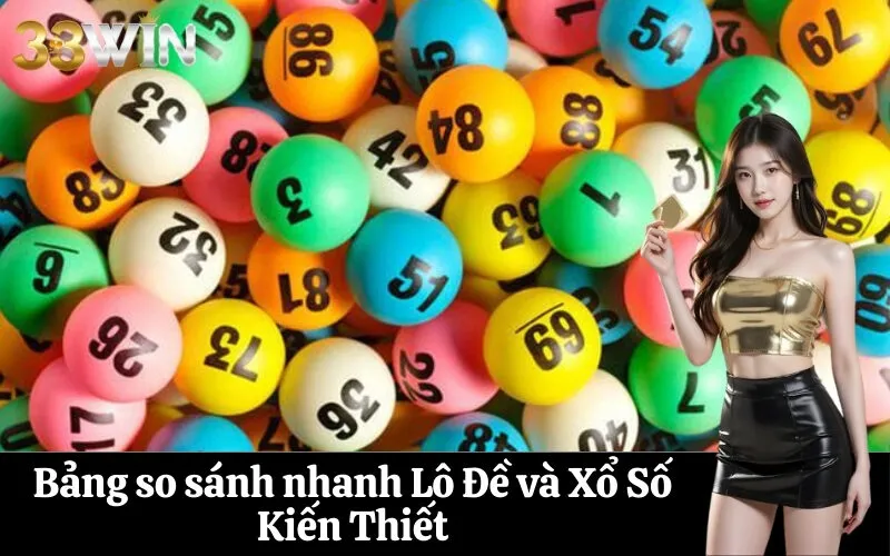 Bảng so sánh nhanh Lô Đề và Xổ Số Kiến Thiết